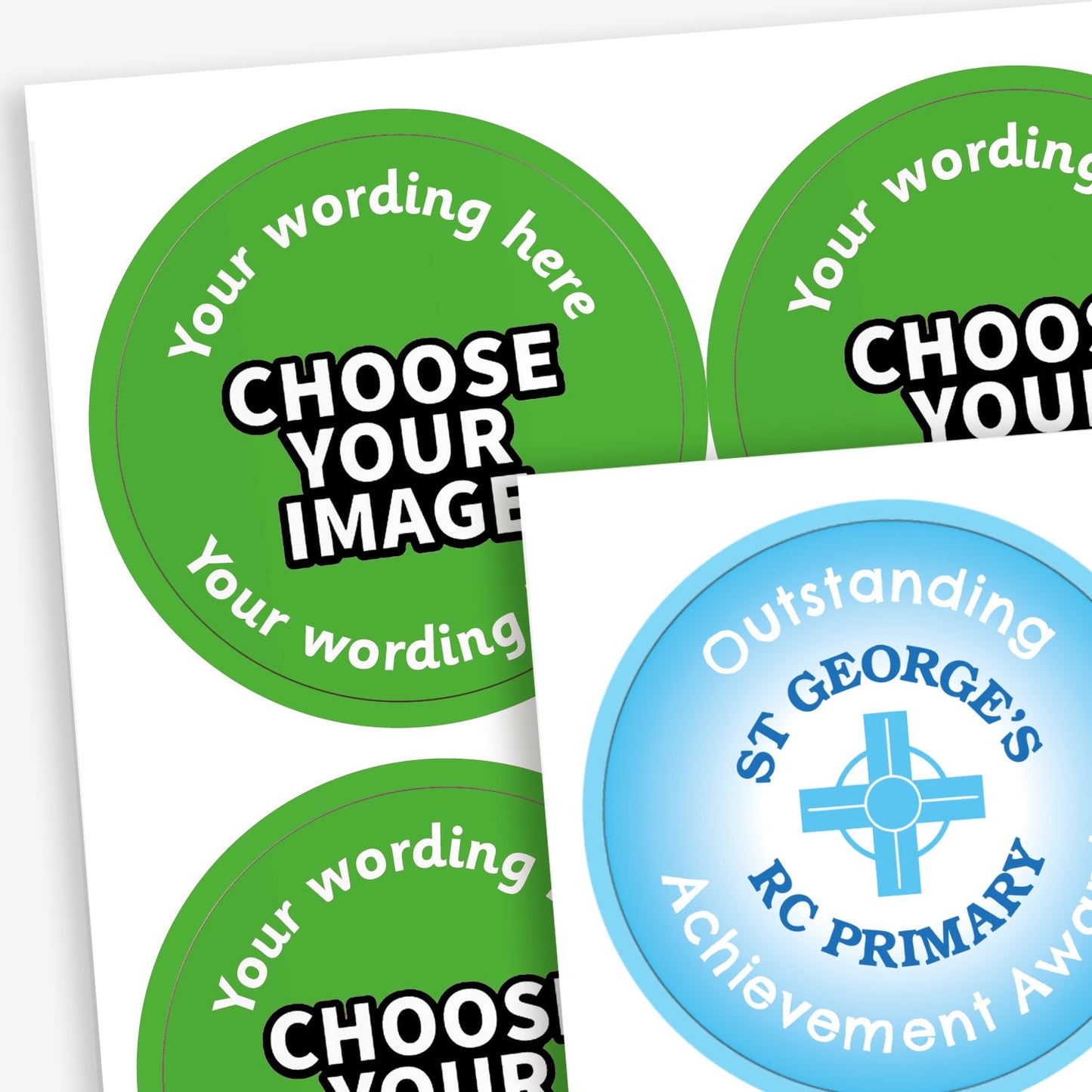 20 Design Your Own Stickers - 45mm