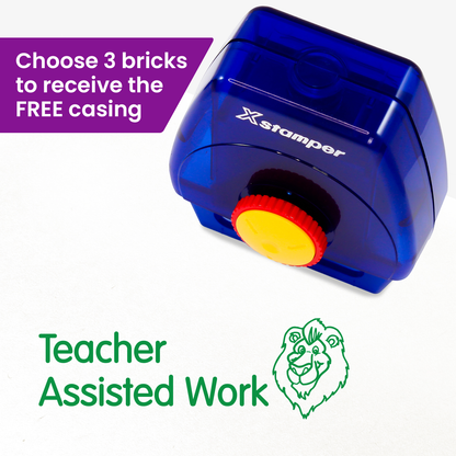Teacher Assisted Work Lion Twist N Stamp Brick - Green