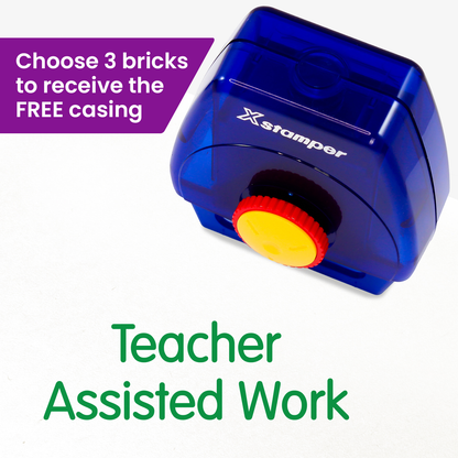 Teacher Assisted Work Twist N Stamp Brick - Green