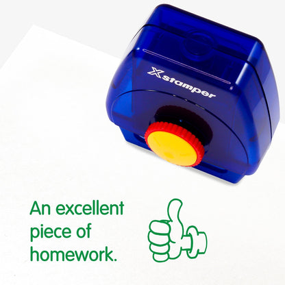 An Excellent Piece of Homework Thumbs Up Twist N Stamp Brick - Green