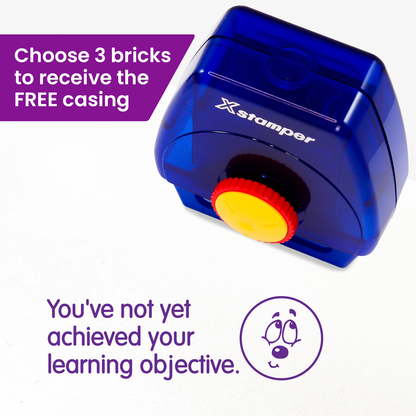Not Achieved Learning Objective Unsure Twist N Stamp Brick - Purple