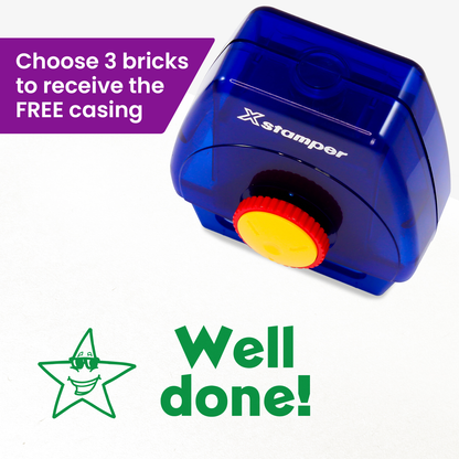 Star Well Done Twist N Stamp Brick - Green