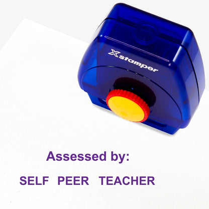 Self/Peer/Teacher Assessed Twist N Stamp Brick - Purple